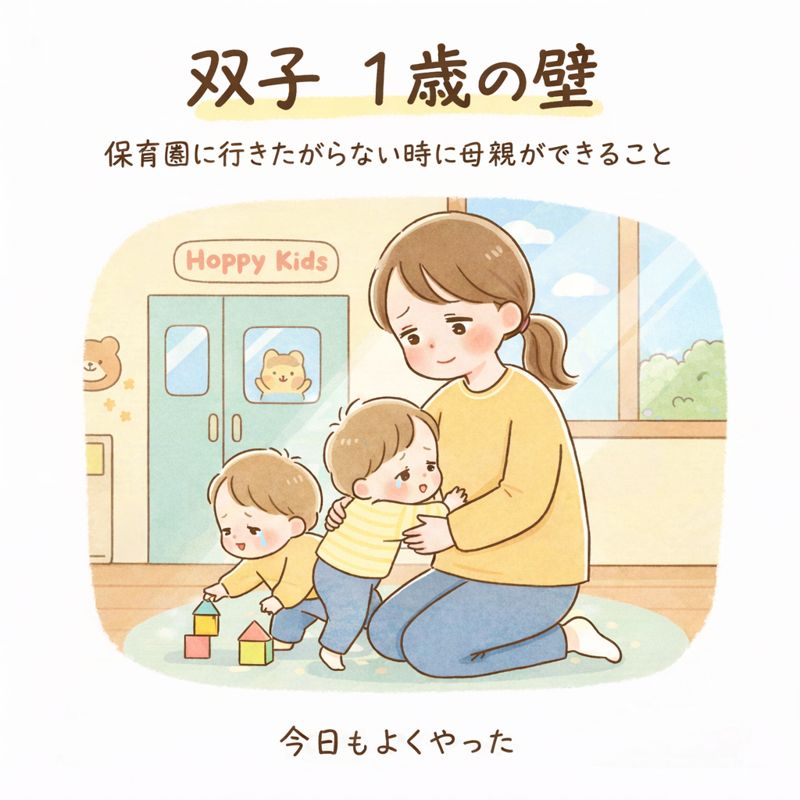 双子　1歳の壁