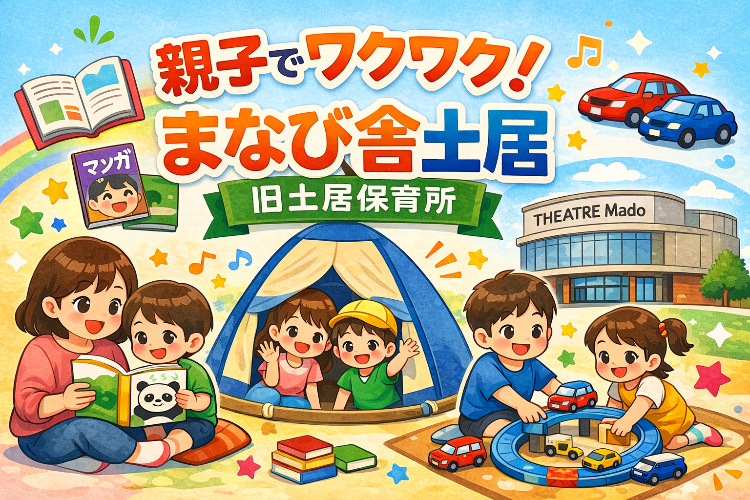 まなび舎土居体験レポ｜旧土居保育所の室内遊びが充実